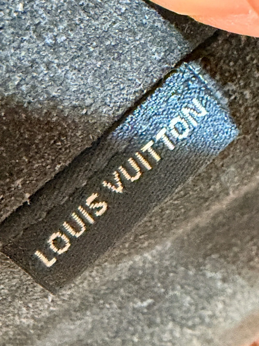 Louis Vuitton Men's Dark Gray Suede Chukka Boots